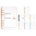 thumbnail image 3 of A6 with Inner Pockets Plastic Pvc Notebook 0Mm Diameter Silver Round Rings Budget Journal Folder Organizer for Inserts Paper Easy to Use Office Accessories Craft and Office Tools Portable and Compact, 3 of 9