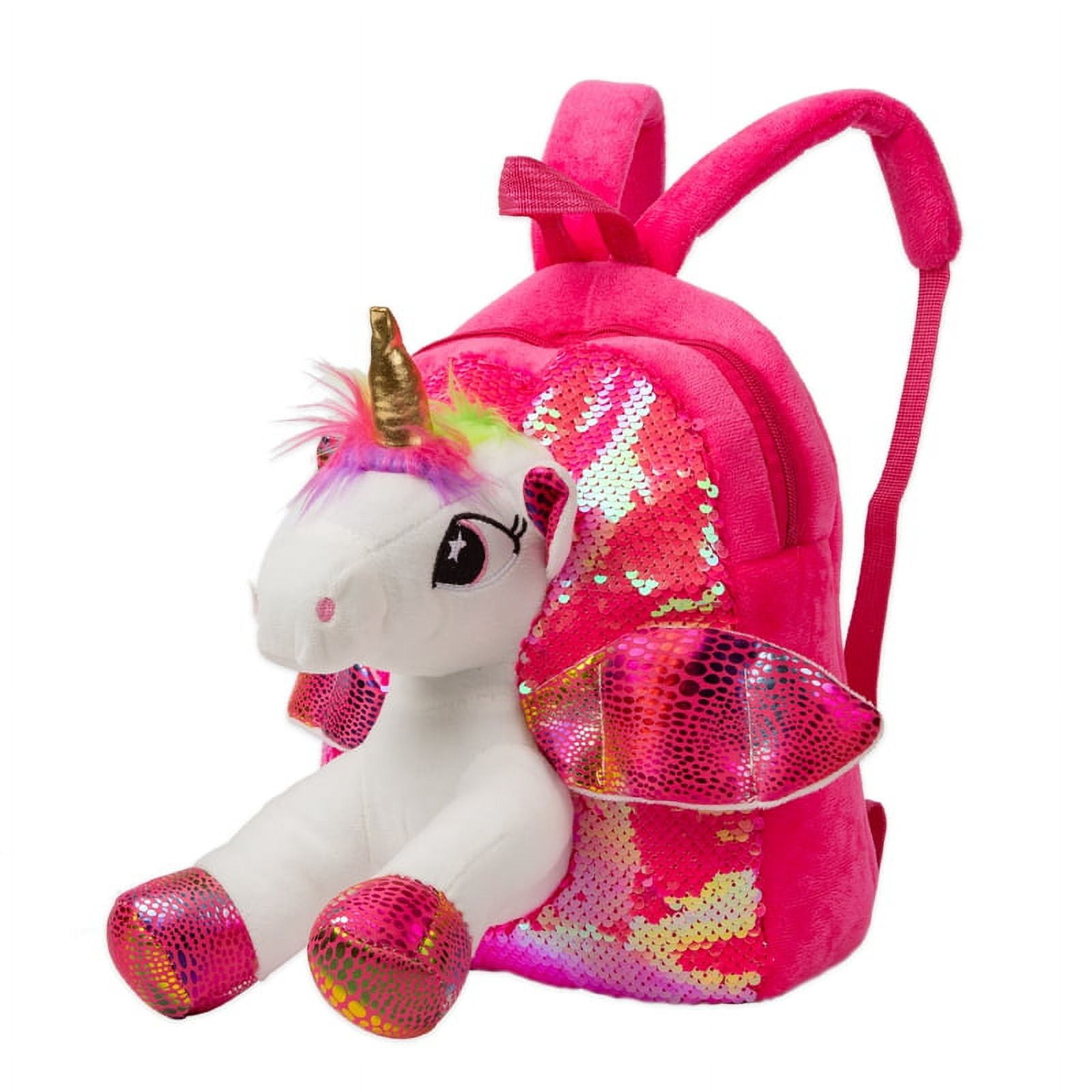 Greenmart paillettes licorne en peluche cartable Animal en peluche