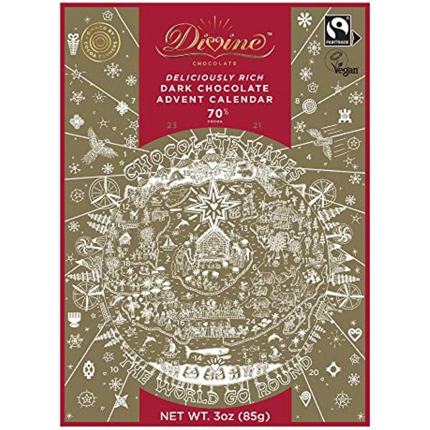 2021 Divine Dark Chocolate Advent Calendar - Walmart.com