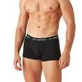 thumbnail image 3 of U-Wear Men’s Cotton Underwear Boxer Shorts 3 Pack Briefs For Men, Black (3-Pack), XL, 3 of 11