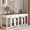 White, variant on Jenser Lockable 3-Door 72.1" Wooden Furniture Style Crate for Dog with 2 Detachable Partitions