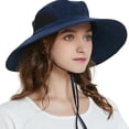 thumbnail image 4 of Sombrero para el sol para hombres y mujeres, impermeable, de ala ancha, plegable, para pesca, senderismo, jardín, safari, playa, 4 of 5