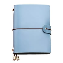 Nkmbld Journal Notebooks Travel Diary Leather Notebook, College Ruled Hardcover Notebook for Work & Note Taking, Journals for Writing, Blue