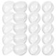 thumbnail image 5 of 50 bolas de plástico transparente multiusos, redondas y retorcidas, rellenables y transparentes., 5 of 7