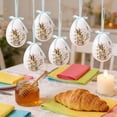 thumbnail image 6 of Easter Foam Egg Decorations, Set of Floral and Polka Dot Foam Easter Eggs, Spring Home Decor for Table Centerpiece, Easter Wreath and Basket Filler, Festive Indoor Outdoor Decor(White,A), 6 of 6