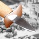 thumbnail image 3 of Abridor de cuchillos de vieira | Hoja de acero inoxidable - Mango ergonómico de madera - Herramienta de pelado de mariscos para ostras, almejas y mariscos | Duradero y fácil de limpiar | 1 Pieza, 3 of 7