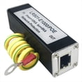 thumbnail image 2 of 3X 100/1000M POE Caméra IP Réseau Interrupteur POE RJ45 & Protection contre les Surtensions Dispositif de Protection SPD 1000M,3 x Réseau POE IP LAN Protection contre les Surtensions, 2 of 8