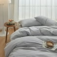 thumbnail image 3 of FACE Bedding Juego de Fundas Nórdicas 3 Piezas 100% Algodón Lavado Funda Nórdica Lino Like, 3 of 6