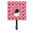 thumbnail image 2 of Rat Terrier Hearts Love and Valentines Day Portrait Leash or Key Holder, 2 of 2