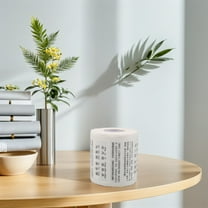 Tineasur Decorative Toilet Tissue Roll Made from Natural Wood Pulp Soft and Gentle for Home Use