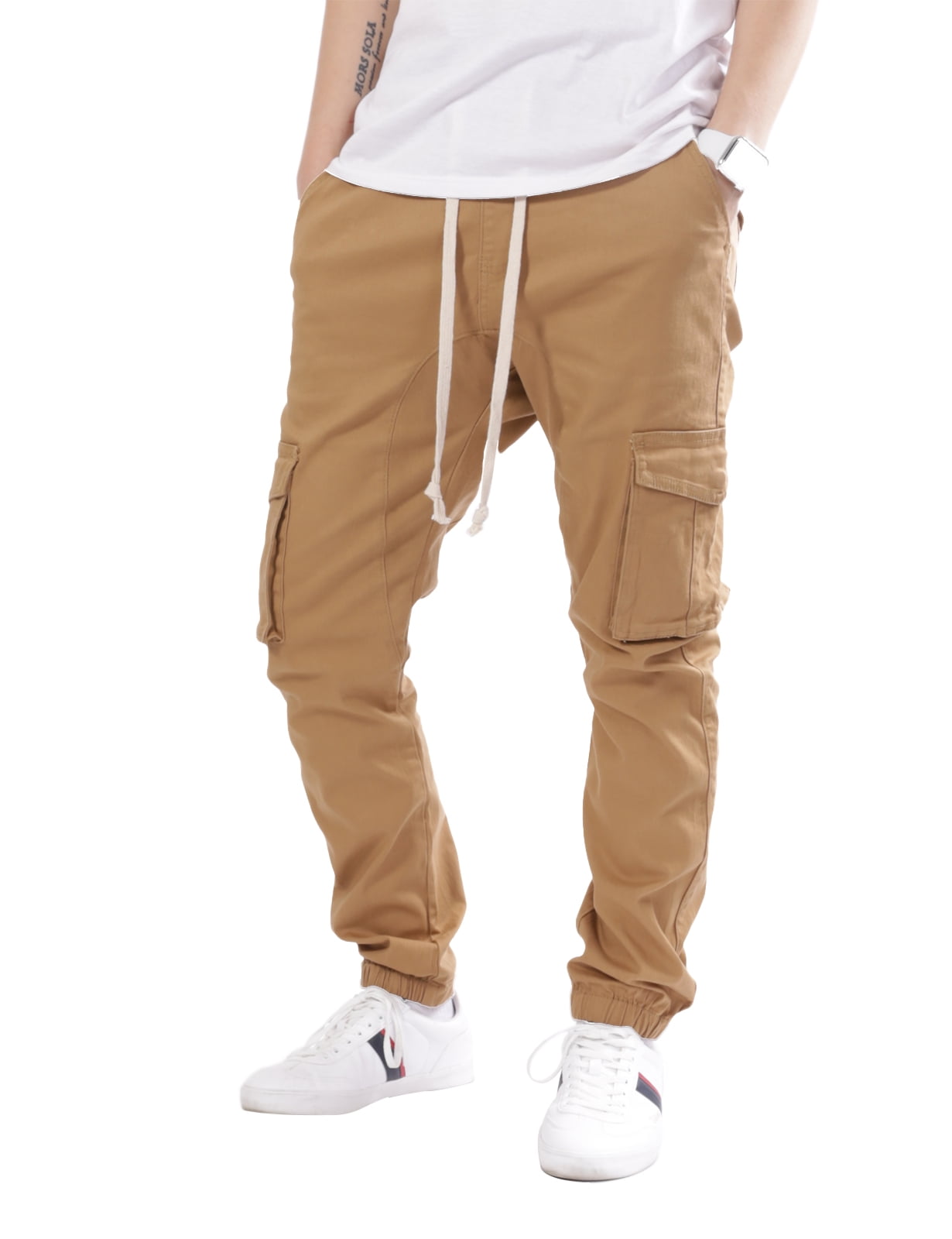 mens slim fit cargo pants