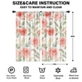 thumbnail image 2 of Blackout Kids Curtains,Pioneer Flower Floral Print Pattern Childrens Insulated Curtains Set Of 2,Bedroom Essentials,Toddler Room Decor 42"x84", 2 of 5