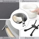 thumbnail image 4 of Almohada cervical de viaje Urnexttour, espuma viscoelástica con fundas de almohada, color gris, 4 of 6