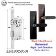 thumbnail image 2 of Electronic Lock Bluetooth Smart Door Lock Fingerprint Lock Password IC Card Key For Smart Home ,Easy Installation, 2 of 5