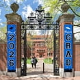 thumbnail image 2 of 2026 Graduation Banners Decorations, Graduation Banner Graduation Party Supplies Class of 2026, Hanging Congratulations/Congrats Grad Banner for Door and Porch, Party Decor - Blue, 2 of 14
