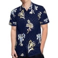 thumbnail image 4 of High Quality Hawaiian Shirts for Men Short Sleeve Aloha Beach Shirt Floral Summer Casual Button Down Shirts Blouses 9H82UX, 4 of 7