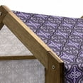 thumbnail image 5 of Celtic Pet House, Unique Celtic Knot with Swirling and Twisted Line Details Print, Outdoor & Indoor Portable Dog Kennel with Pillow and Cover, 5 Sizes, Violet Lilac, by Ambesonne, 5 of 5