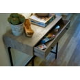 thumbnail image 4 of Posh Pollen Cambridge Writing Desk, Brown/Black, 4 of 7