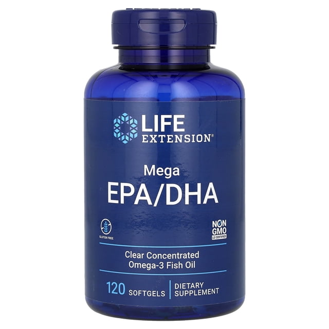 LIFE EXTENSION | MEGA EPA/DHA | 120 softgels