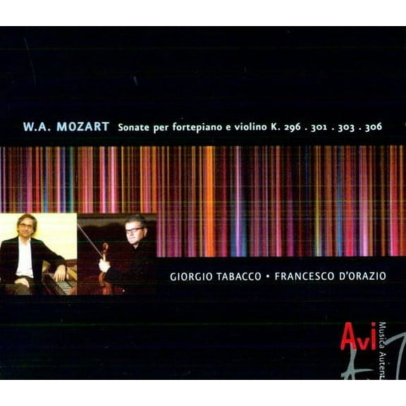 Francesco D'orazio - Sonatas for Fortepiano & Violin K 296 & 301 & 303 - Music & Performance - CD