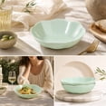 thumbnail image 4 of Novryn Orange Flower Shaped Melamine Serving Bowl Salad Bowl, 6 x 1 Inch, Food Grade Kitchen Essential for Home Cooking, 4 of 4
