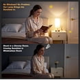 thumbnail image 3 of Light Therapy Lamp 10000 Lux, Happy Light CRI>95 Sun Lamp with Remote, 3 Color Temperatures & Stepless Dimming, Sunlight Lamp for Seasonal Mood Boost, Bring Sunshine to Windowless Office, 3 of 5