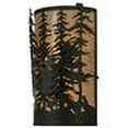 thumbnail image 2 of Meyda Tiffany 17289 12" Wide 2 Light Wall Sconce - Black, 2 of 2