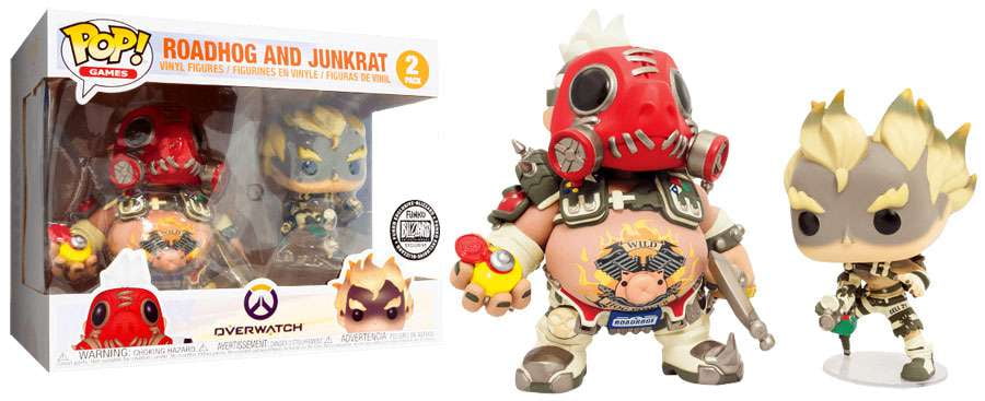 Blizzard Funko POP! Games Roadhog & Junkrat Figure - Walmart.com