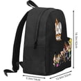 thumbnail image 2 of The Loud Anime House Backpack with Large Capacity Laptop Backpack Business Daypack Adjustable Shoulder Strap Bookbag 16.5 inch, 2 of 8