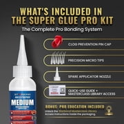 Starbond 2 oz. Medium CA Glue (Premium Cyanoacrylate Super Glue) for Quick Glue-ups, Woodworking, Woodturning, Hobby Model