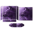 thumbnail image 2 of Purple Wolf PS4/PS4 Pro/PS4 Slim Skin Sticker For Console And Controller Skins, 2 of 6