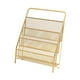 thumbnail image 4 of Librería para niños Librería para niños Rack Storage 3 capas Regalos de regalo PRECIO PRERIFÍCITO PREPISTA PREPISTO PRIBA PRIBA STANDADOR de LIBRADOR Dorado, 4 of 8