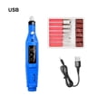 thumbnail image 4 of Seitruly Taladro eléctrico, pluma para tallar, herramienta definitiva para arte de uñas, máquina portátil para mejorar uñas, juego de Juegos de manicura  USB USB azul, 4 of 6