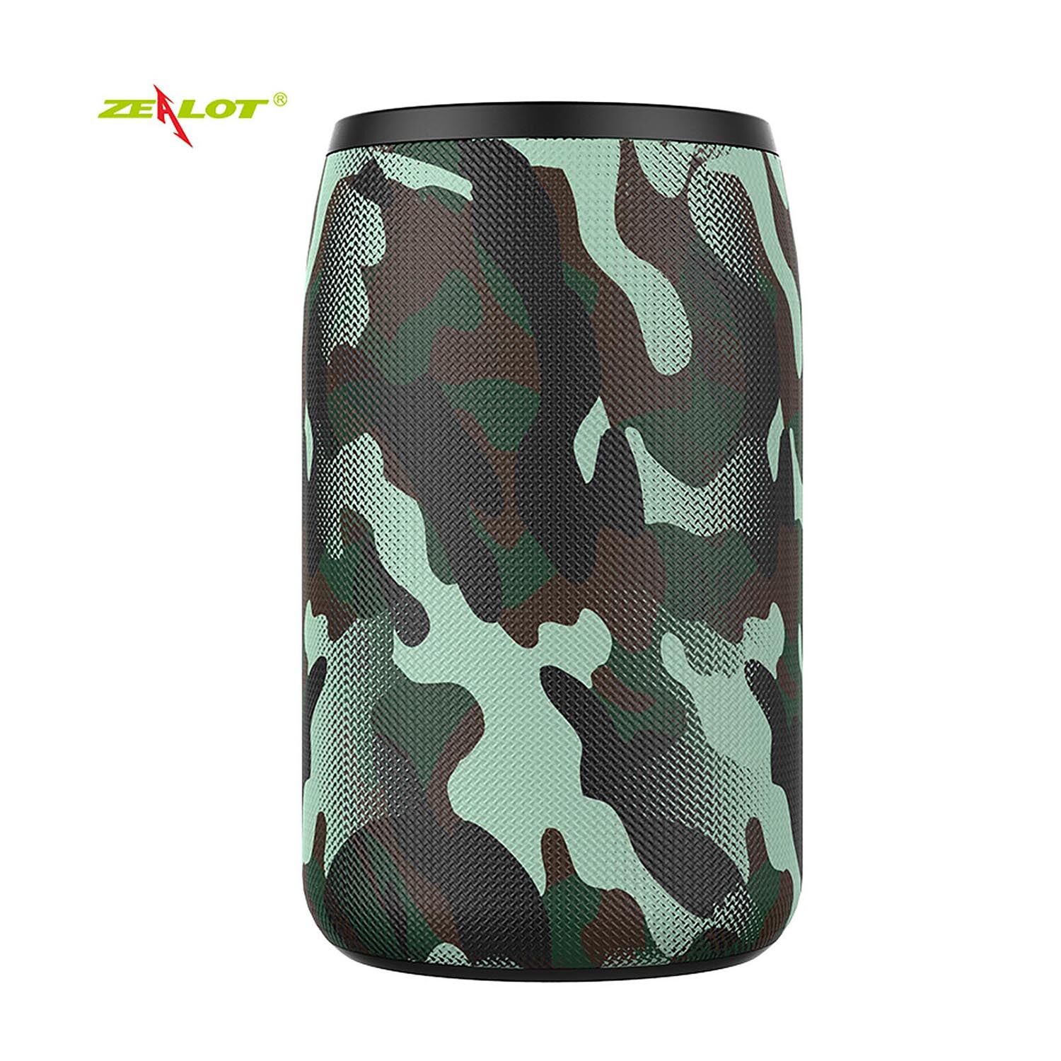 ZEALOT S32 Portable Wireless Bluetooth Speaker 5W Subwoofer Outdoor Sound Box Music Player U Disk TF Card Reader AUX-IN 2000mAh Battery
