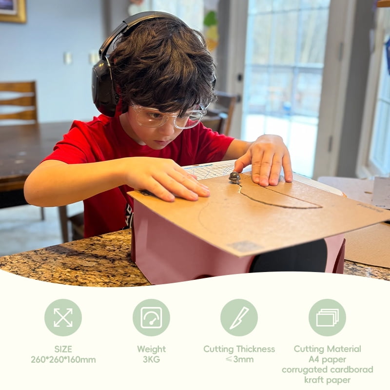 BeaverBot C1 DIY Cardboard Cutter Safe Cardboard Construction Tool Kit Educational Craft Toy For Children Creativity Gift
