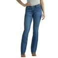 thumbnail image 2 of Wrangler Women's Jennifer Dark Wash Mid Rise Willow Ultimate Riding Stretch - 112346620 34W x 34L, 2 of 3