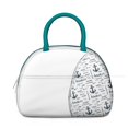 thumbnail image 2 of Insulated Lunch Bag Women, Reusable Monochrome Nautical Anchor Travelling Tote Lunch Box, Leakproof Cooler Lunch Bags for Work Office Travel Picnic, 2 of 4