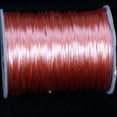 thumbnail image 2 of Peach Orange Solid Satin Cording Craft Ribbon 0.25" x 144 Yards, 2 of 2