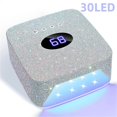 thumbnail image 1 of UV LED Nail Lamp 72W UV Light For Nails With Rhinestone Heart Shaped Manicure Pedicure Machine Nail Tools ,High Power, 1 of 5