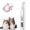 1pcs, variant on 100pcs Belvedir Cat Grooming Trimmer with LED Light, Rechargeable Low Noise Pet Paw Hair Clipper