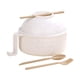 thumbnail image 1 of Toystoory Conveniente para las necesidades del dormitorio universitario, el tazón de fideos multifuncional es muy resistente y duradero Cocina y Comedor Beige, 1 of 6