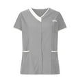 thumbnail image 6 of APEXFWDT Scrubs Set for Women Nurse Uniform Jogger Suit Stretch Top and Pants with Pocket for Nurse Workwear S-3XL, 6 of 7