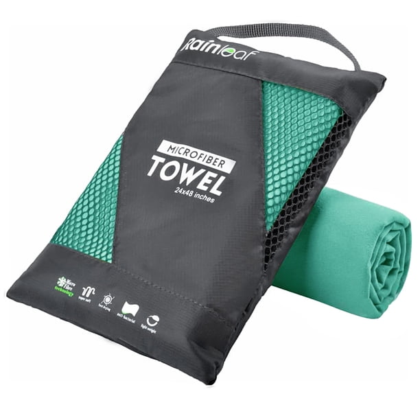 Toalla Rainleaf de Microfibra 61x122 cm Secado Rápido y Ligera