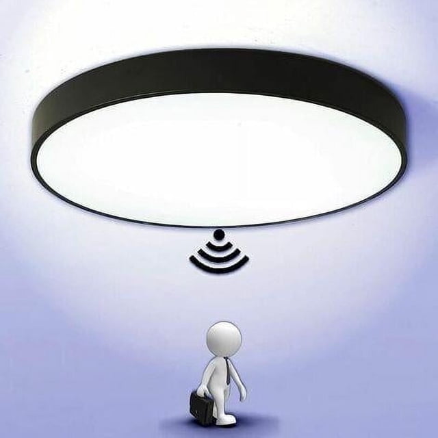 YOPTOP Led Ceiling Light with Motion Sensor Automatic Light Lamp for Outdoor Balcony Garage Entrance Hallway Round Light Fixture Easy to Install Ceiling Lamp 6000k Cool White,none,none