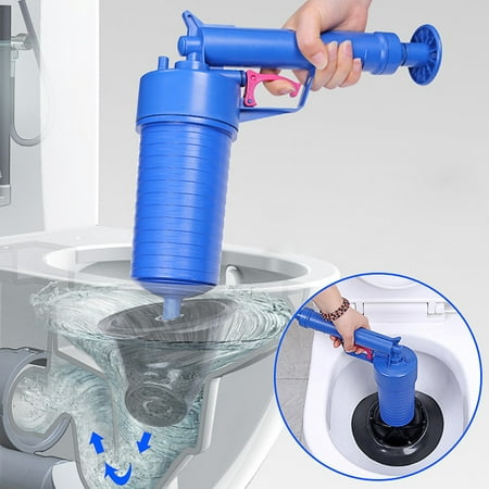 Smart Novelty NEW Pressure Pump Cleaner Unclogs Toilet Hand Powered Plunger