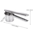 thumbnail image 4 of Stainless Steel Manual Potato Ricer and Masher Lemon Squeezer Orange Juicer, 4 of 8
