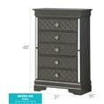 thumbnail image 2 of Glory Furniture G6702-CH Metalic Black Chest, 2 of 2