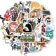 thumbnail image 3 of Cool stickers impermeables y protección solar 50 piezas de lindos stickers de dibujos animados de gatos, 3 of 5