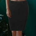 thumbnail image 4 of IDEANATEGRATE 1Jgo Atuendo Corto Top Y Falda Bodycon Negro De Poliéster Para Mujer Estilo Casual Y Festival, 4 of 7