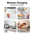 thumbnail image 3 of IJS Ultra Slim 15W Round Wireless Charger – Fast Universal Charging Pad for iPhone, Samsung & All Phones With Wireless Charging, 3 of 7